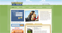 Desktop Screenshot of petfriendlyhotels.com